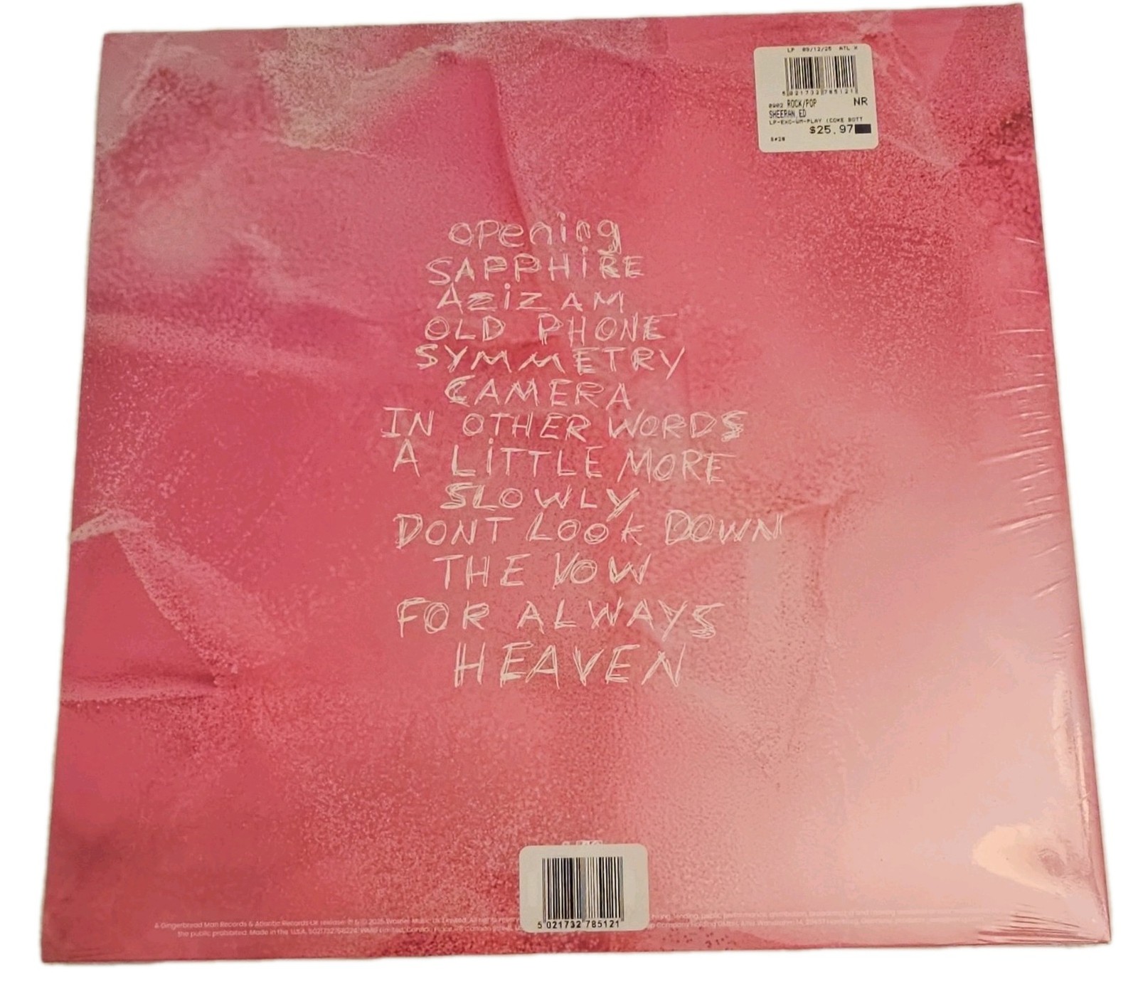 Eliza Play Coke Bottle Clear Colored Vinyl LP Walmart Exclusive Cardboard Sleeve