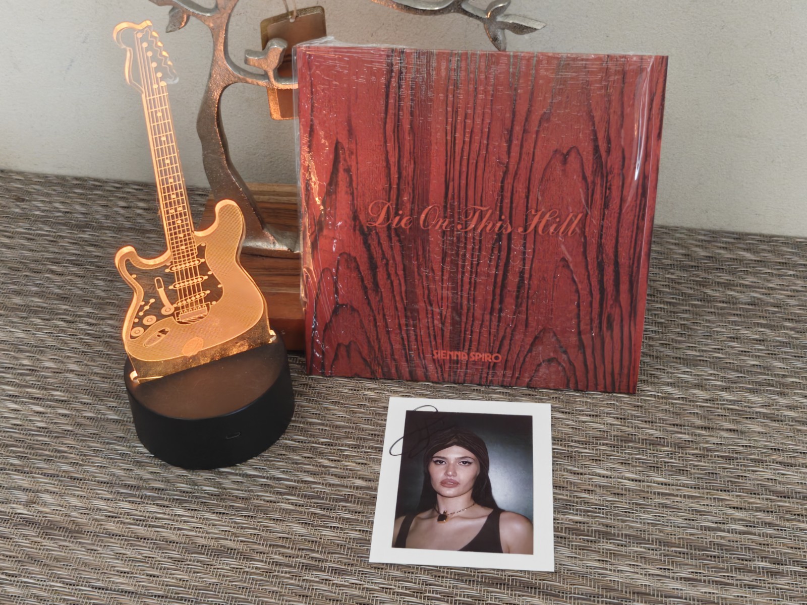 SIENNA SPIRO Die On This Hill 7” SIGNED Insert Sunset Orange Vinyl