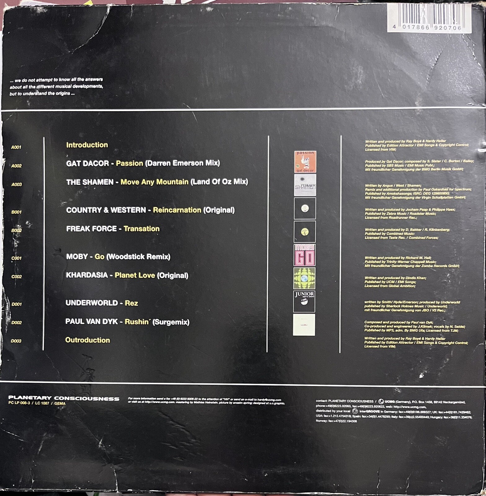 Trance Central – Return To The Classics (Vol. 3) (2xLP, 1999) Germany – EX