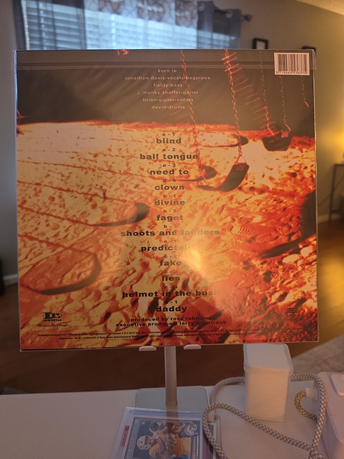 KORN – KORN Self Titled Vinyl, Music On Vinyl Audiophile vinyl *BRAND NEW*