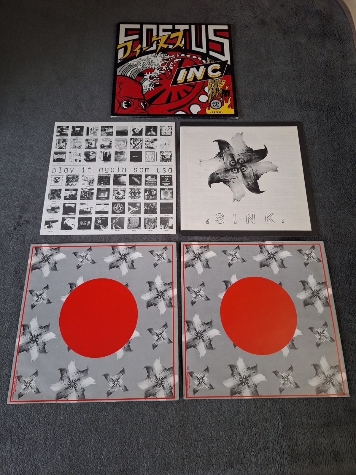 FOETUS INC ( JIM THIRLWELL) original Vinyl 2LP Sink (1990 Wax Trax USA)