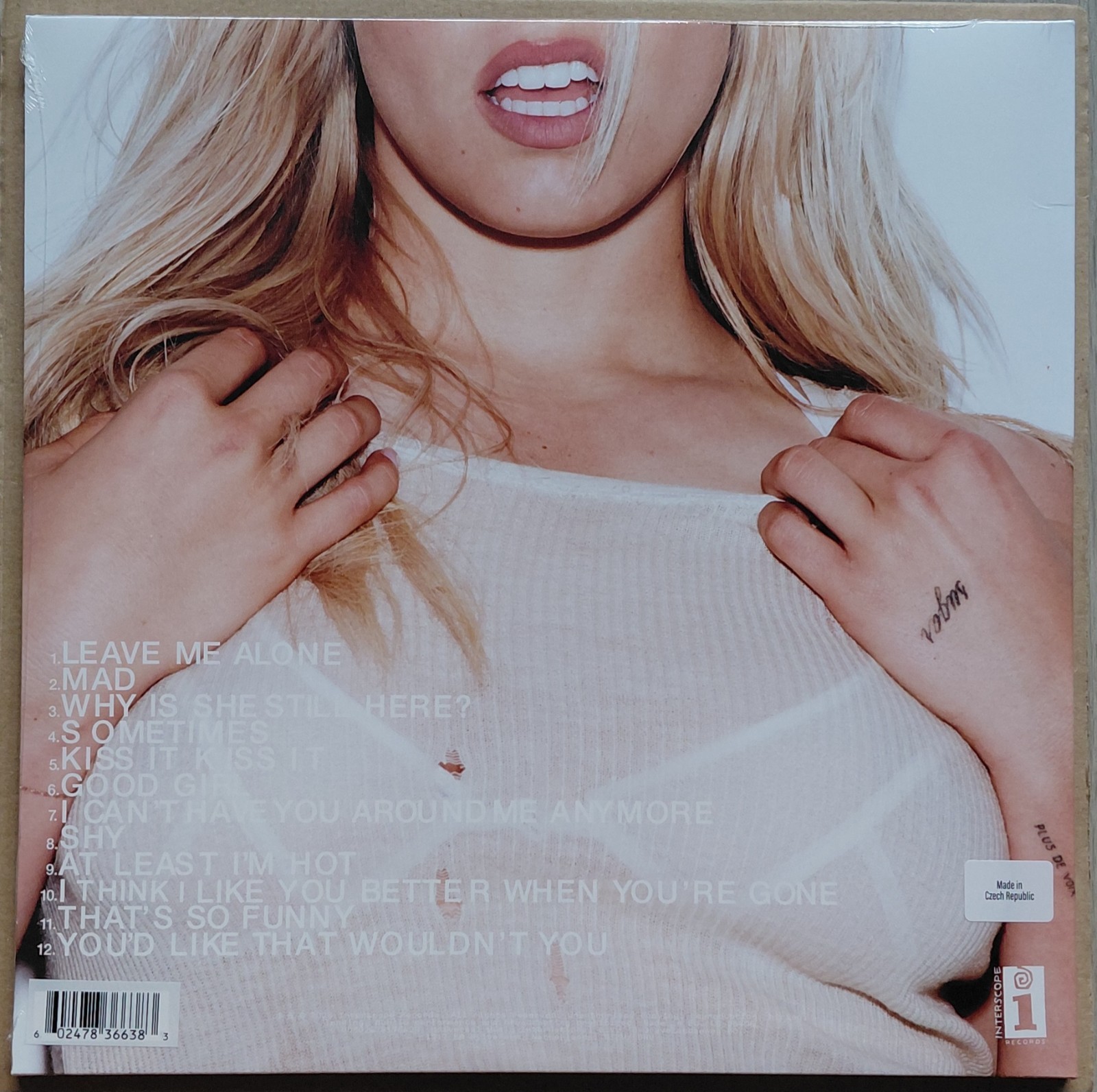 Renee Rapp Bite Me Magenta Vinyl & SIGNED 12″ Print with Handwritten Lyric