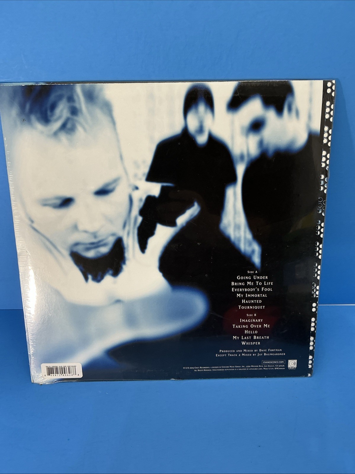 Evanescence Fallen Silver Vinyl LP Limited Amy Lee Bring Me to Life NEW