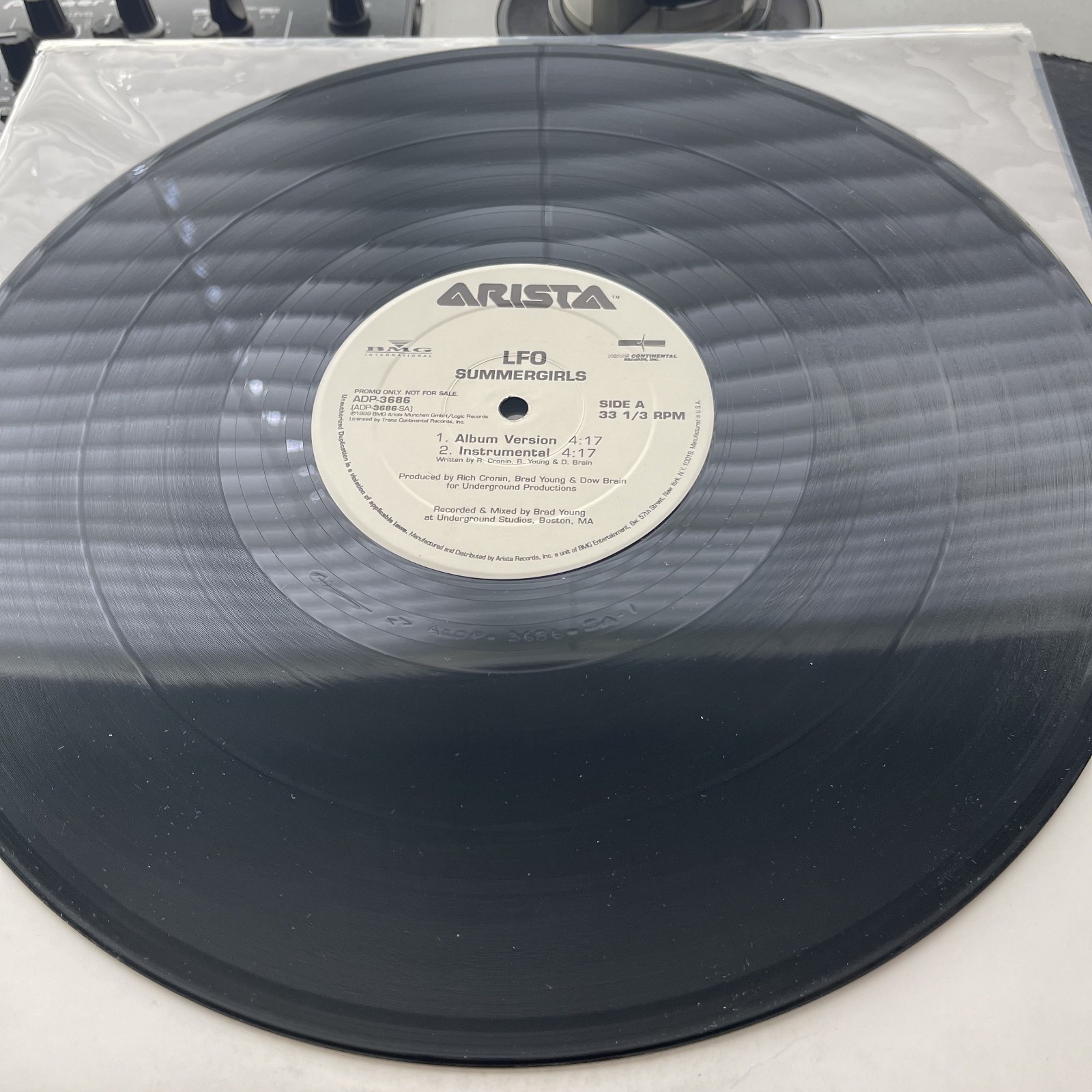 LFO ‎– Summer Girls OG 1999 Press 12″ PROMO Near Mint Rare