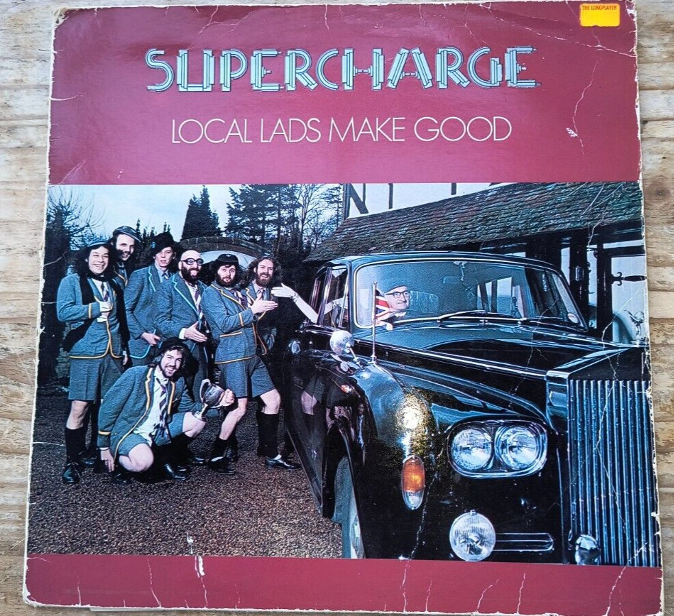 SUPERCHARGE “LOCAL LADS MAKE GOOD” ORIG VIRGIN UK VINYL LP 1976 FUNK SOUL