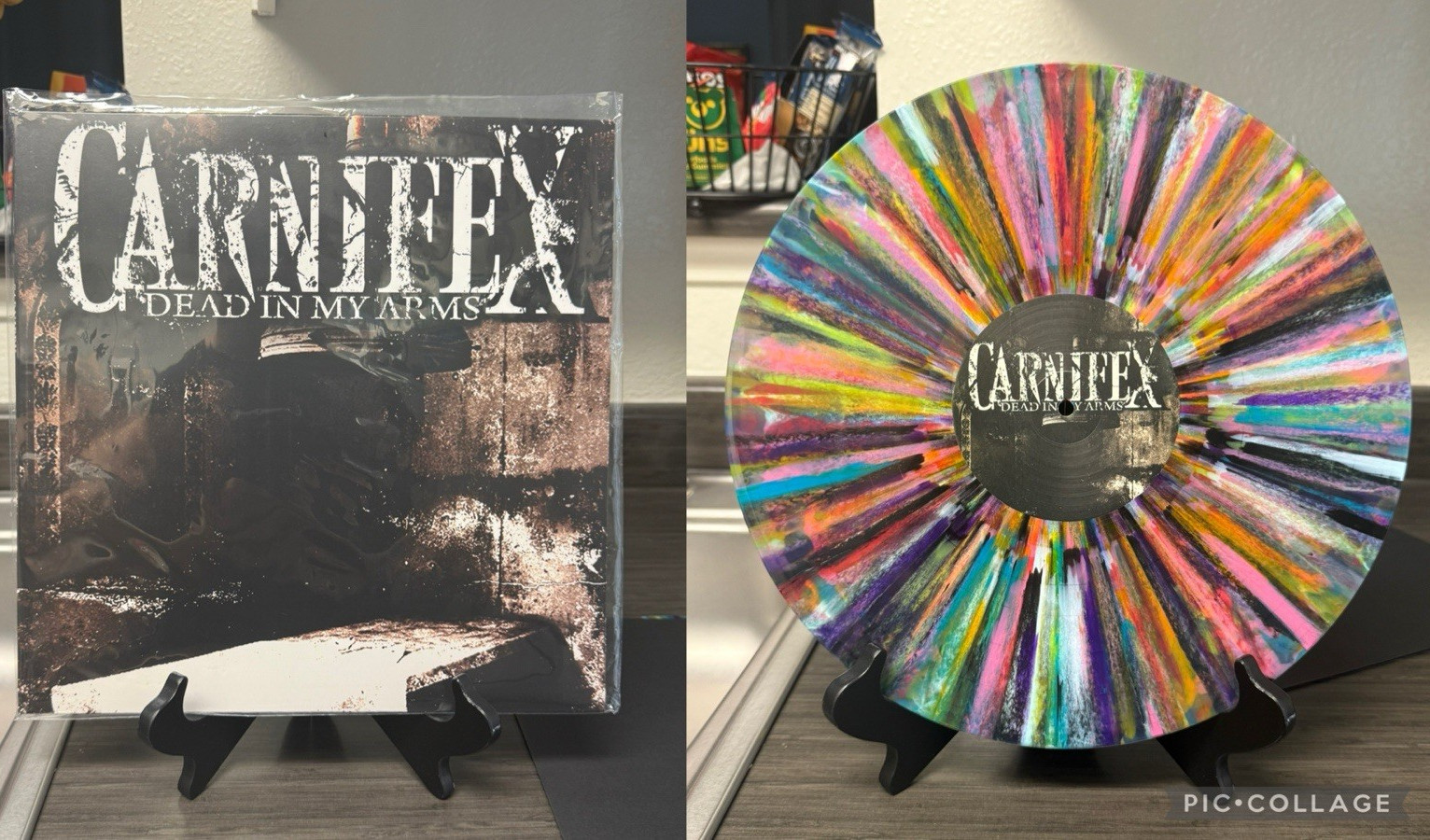 Carnifex Dead in My Arms 12″ Multicolor Colored Vinyl Record LP