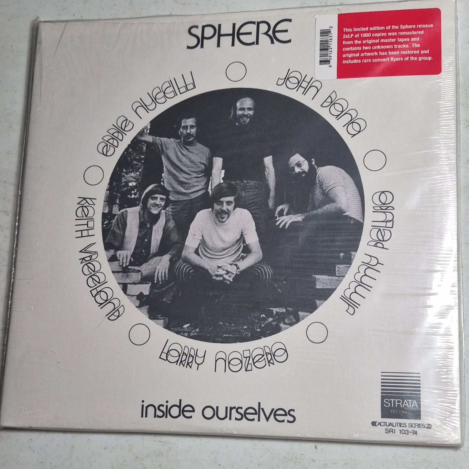 Sphere Inside Ourselves Limited Edition Remastered 2xLP Vinyl Strata SRI103-74