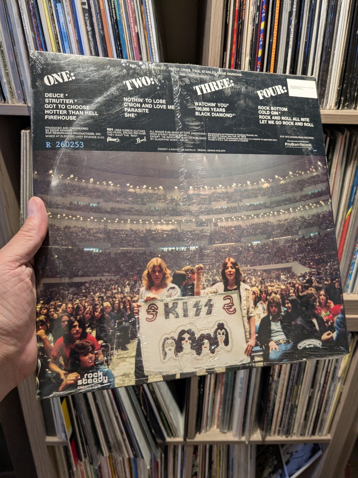 KISS Alive! LP 1980s BMG Club Press Non-Gatefold Rare Factory Sealed!