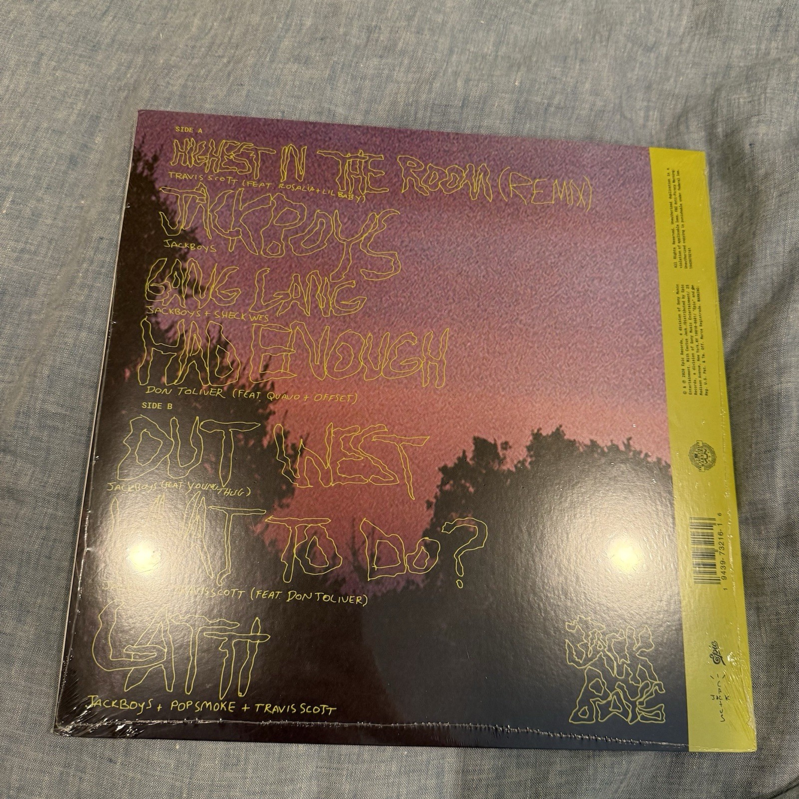 Travis Scott Utopia and JACKBOYS Vinyl Records