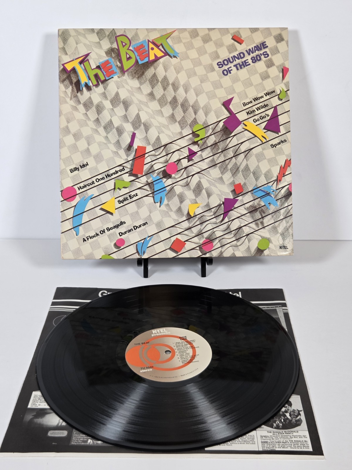 The Beat ” Sound wave of the 80s ” K-Tel Compilation • 1982 LP