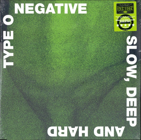 Type O Negative – Slow, Deep And Hard [Green&Black marble LP] (2vinyl)