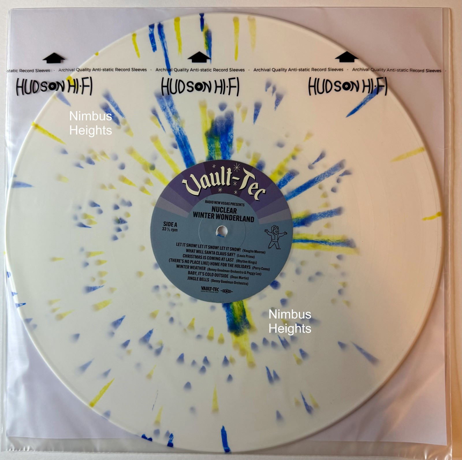 Fallout Radio New Vegas Presents Nuclear Winter Wonderland Vinyl Record VGM OST