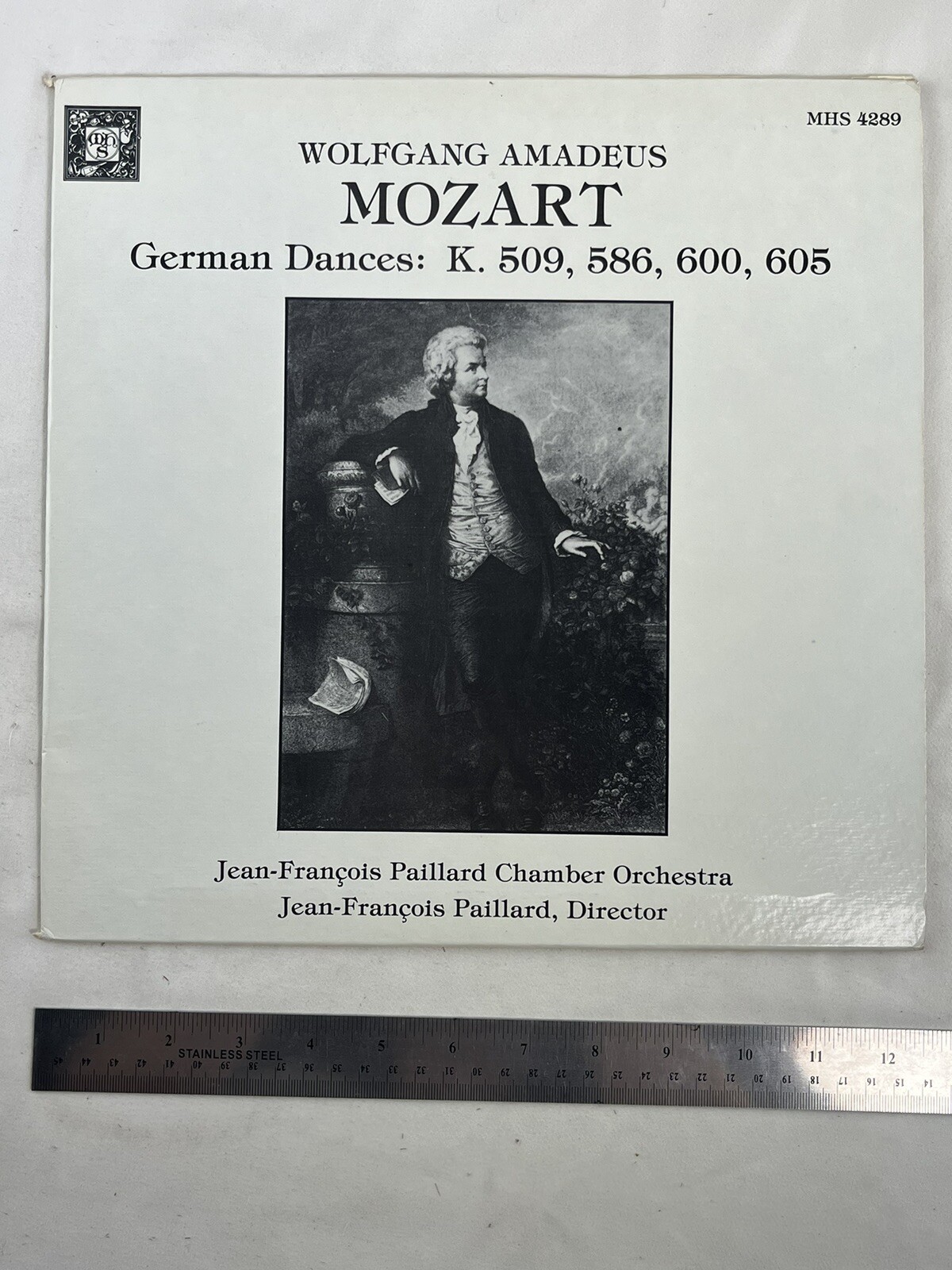WOLFGANG AMADEUS MOZART LP GERMAN DANCES MHS 4289 NM