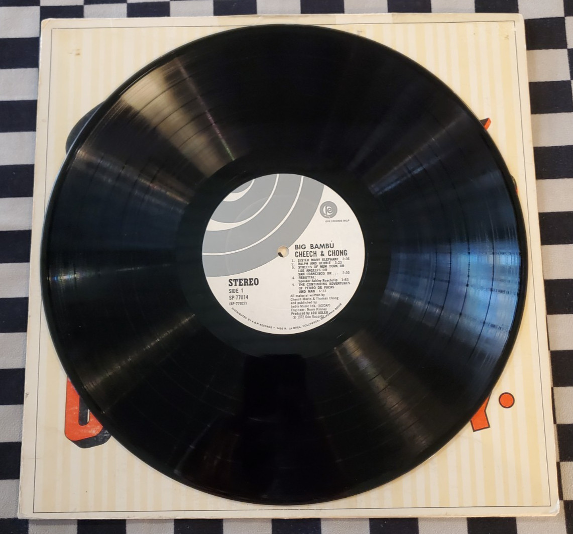 Big Bambu LP by Cheech & Chong vinyl 1972 VG SP77014 Ode Records