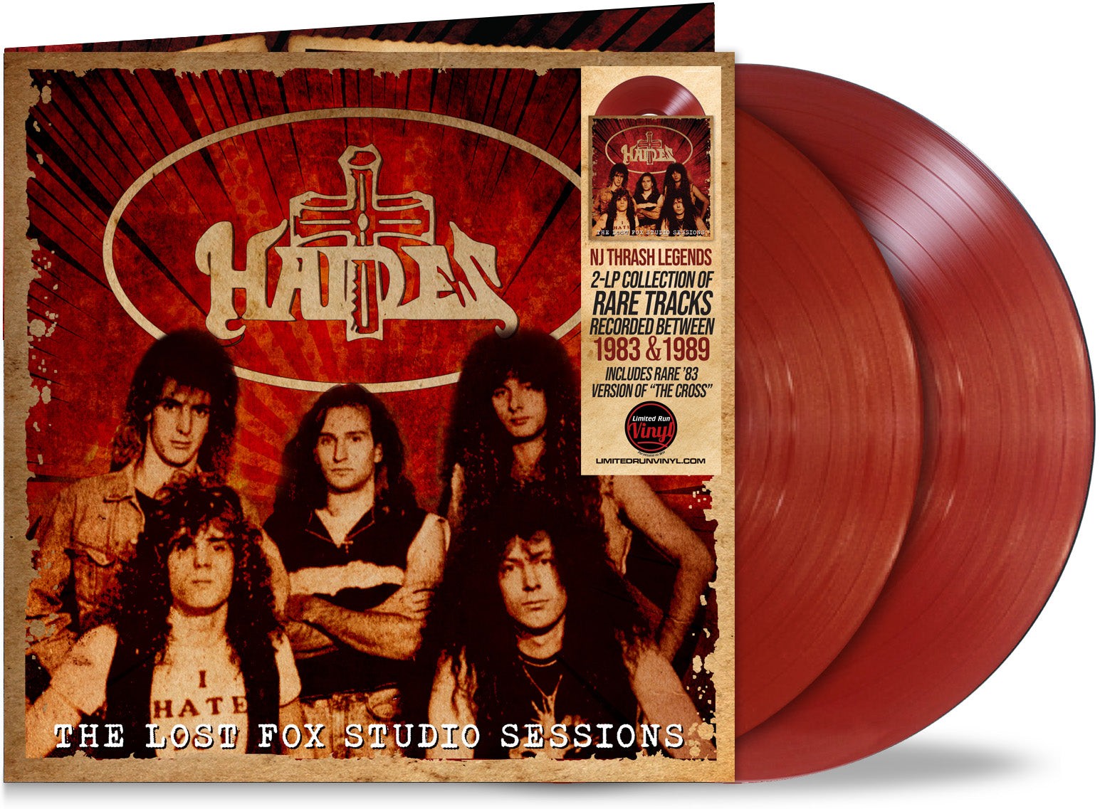 Hades-The Lost Fox Studio Sessions *Maroon 2-Vinyl Gatefold, 2024, Brutal Planet