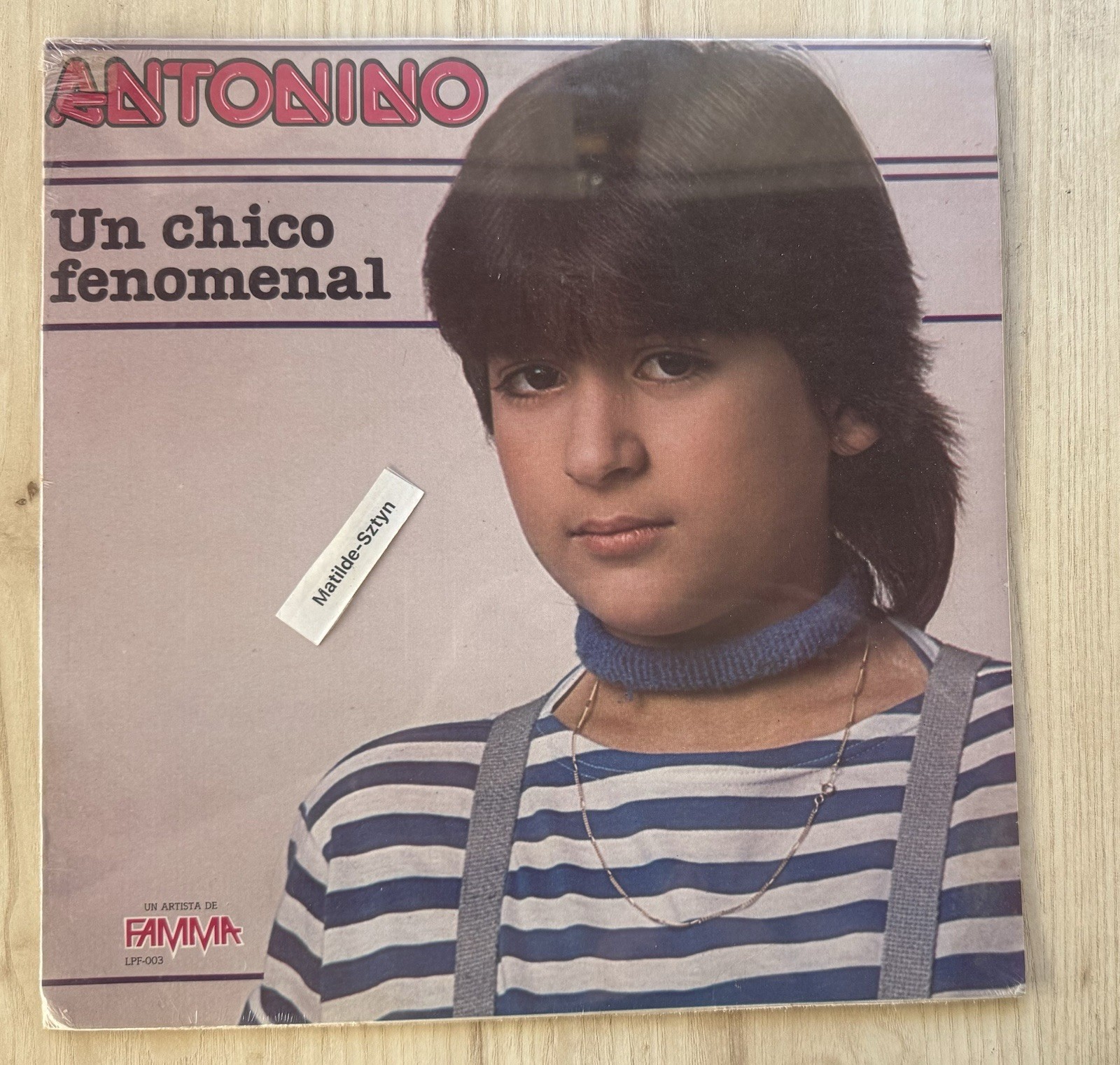 ANTONINO Un chico fenomenal FAMMA LP Puerto Rico Latin pop rock New Sealed