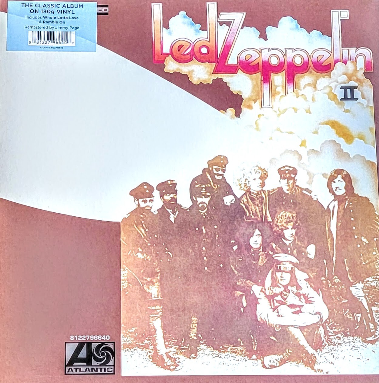 LED ZEPPELIN 2 – 180-GRAM VINYL LP ” NEW, SEALED ” REMASTERED