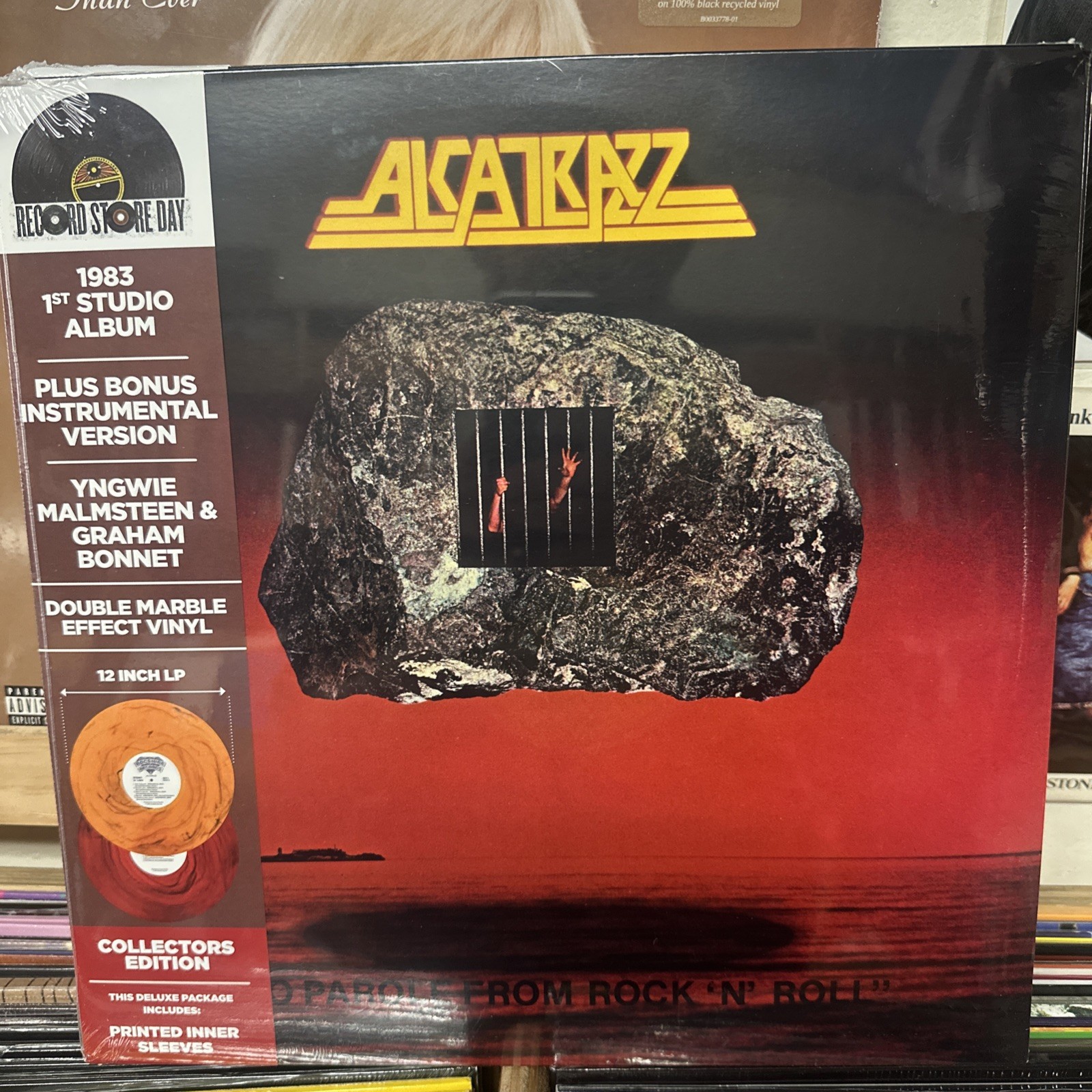 ALCATRAZZ NO PAROLE FROM ROCK ‘N’ ROLL (2LP RED/BLACK & ORANGE/BLACK MARBLE) RSD