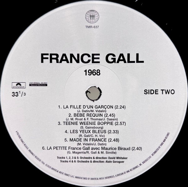 France Gall – 1968 (LP, Album, RE, 180) (Mint (M)) – 4137216753
