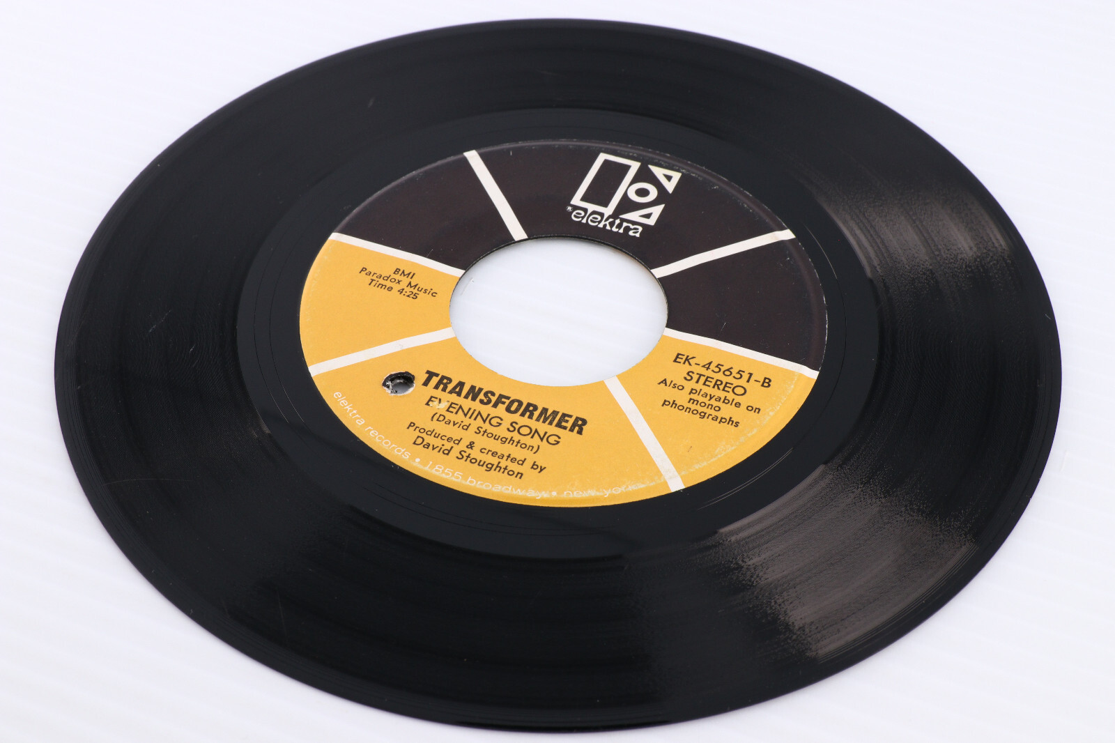 Transformer – The Sun Comes Up Each Day / Evening Song – 45 rpm EK-45651 RARE