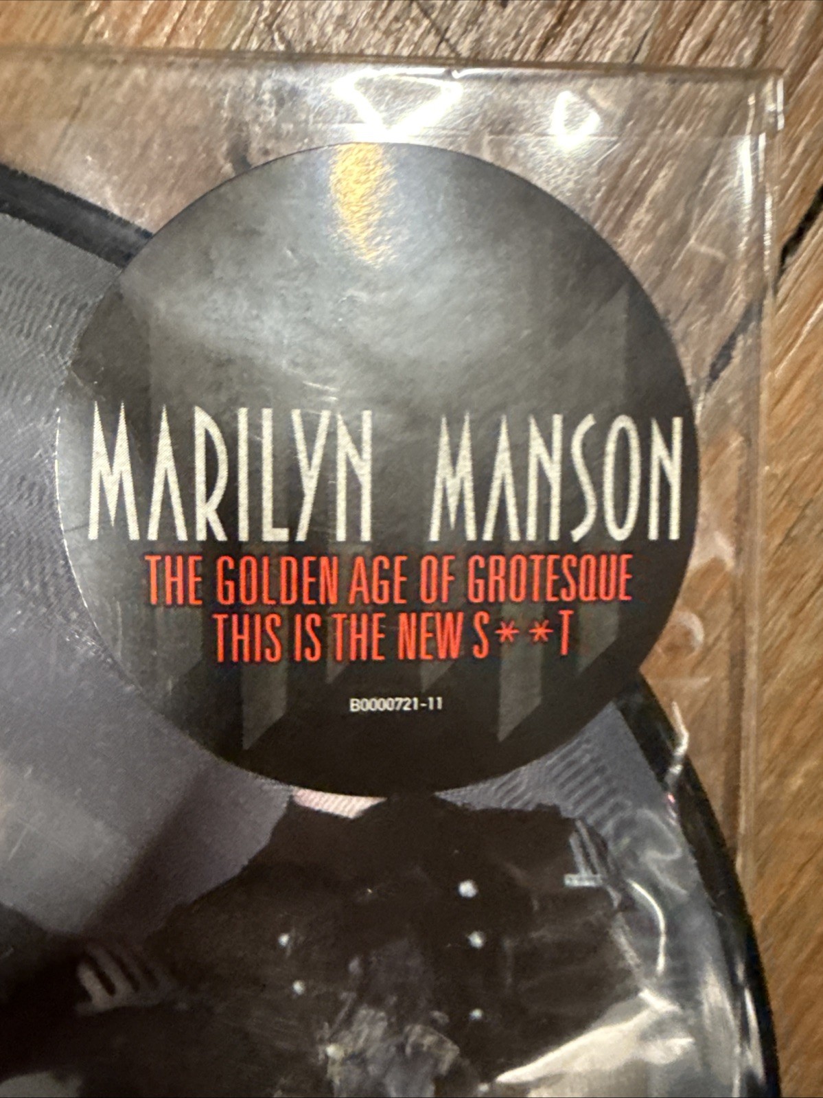 Marilyn Manson “THIS IS THE NEW S**T” 10″ Ltd Picture Disc Vinyl 2003 VG Cnd