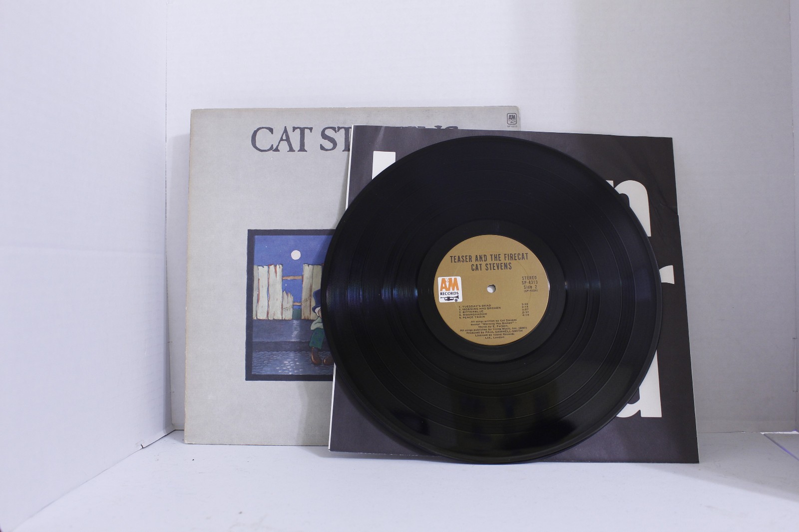 Cat Stevens Teaser and the Firecat Vinyl LP Album Gatefold Peace Train A&M