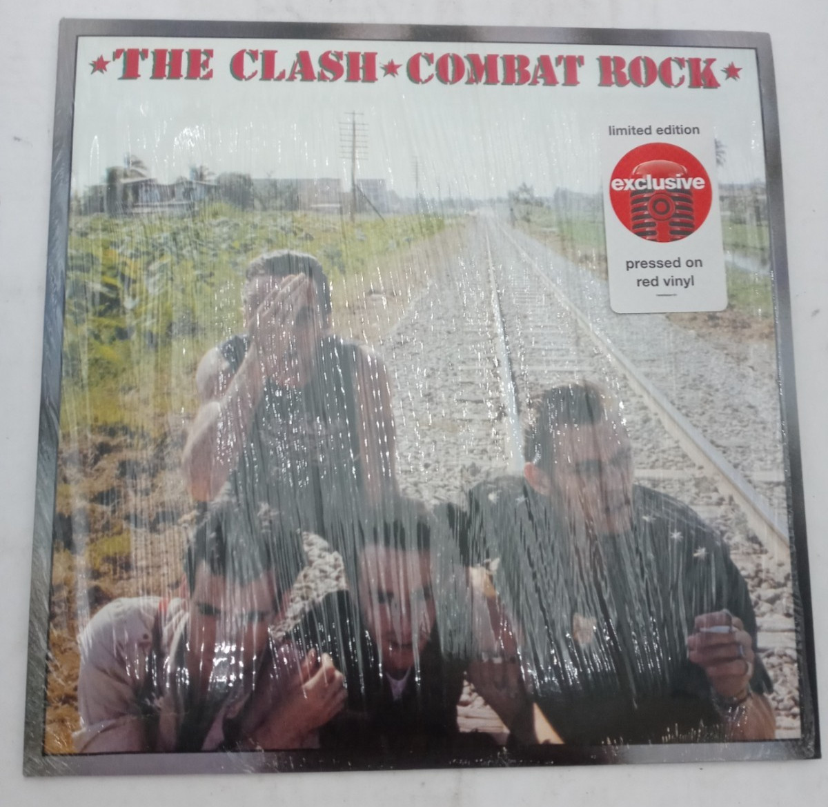 The Clash Combat Rock Exclusive Red Vinyl LP limited Ed 194399685419