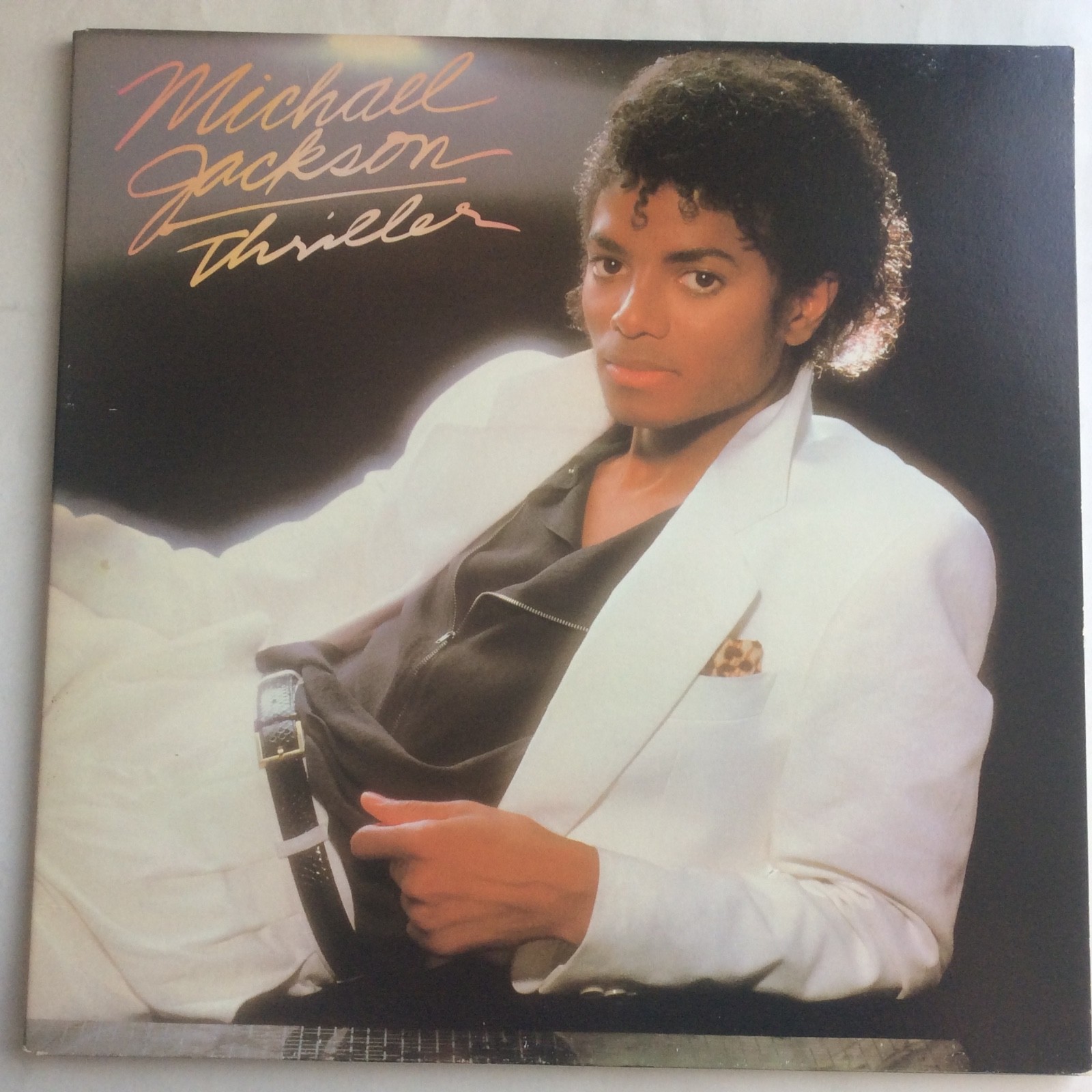 Michael Jackson-Thriller-1982 Original-Vinyl-Record-Album-Epic-QE -38112