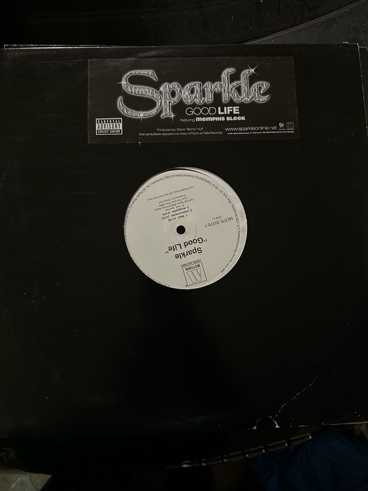 Sparkle – Good Life OG 12″ Vinyl LP, Motown Records, UC, 2001