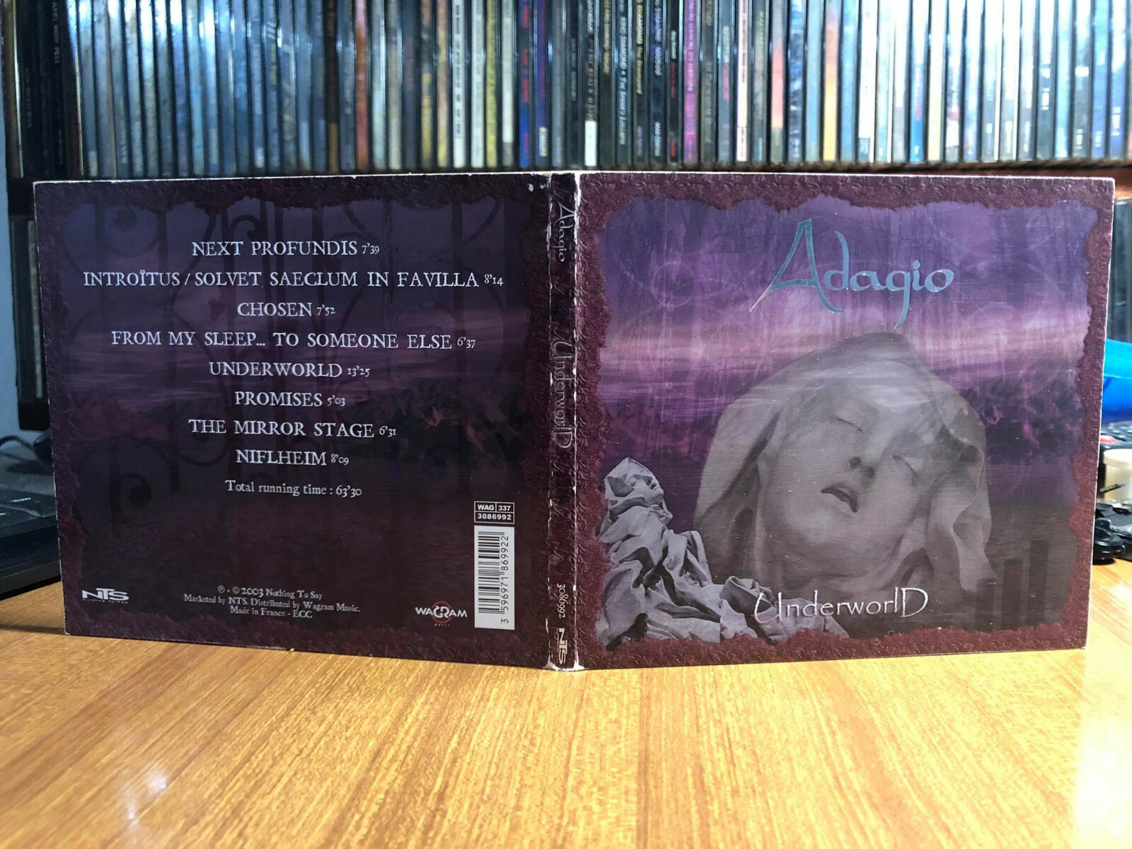 ADAGIO underworld CD digipack first press rare symphony x vanden plas