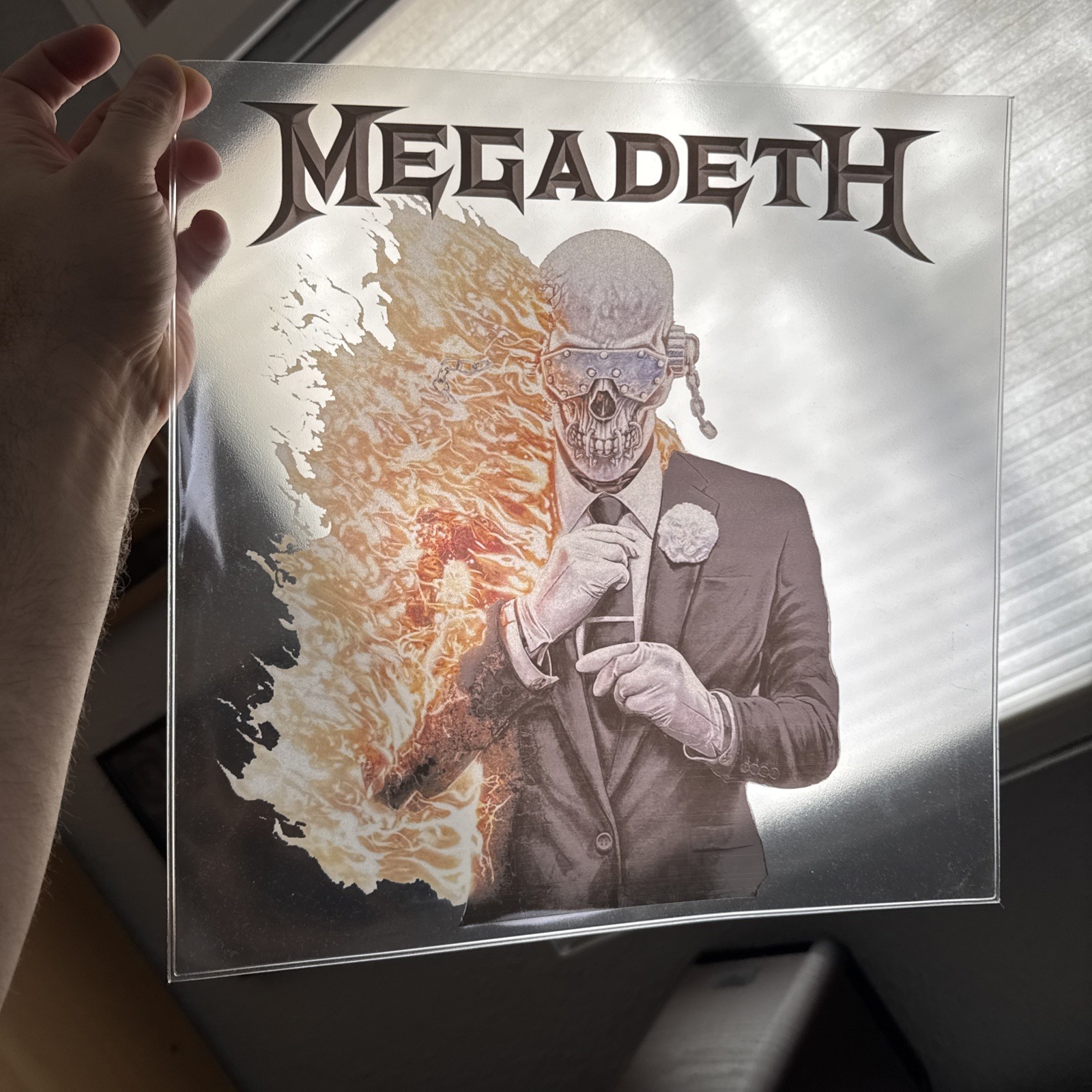 Megadeth Self Titled Vinyl LP Slip Cover Sleeve PROMO US EXCLUSIVE NEW 2026