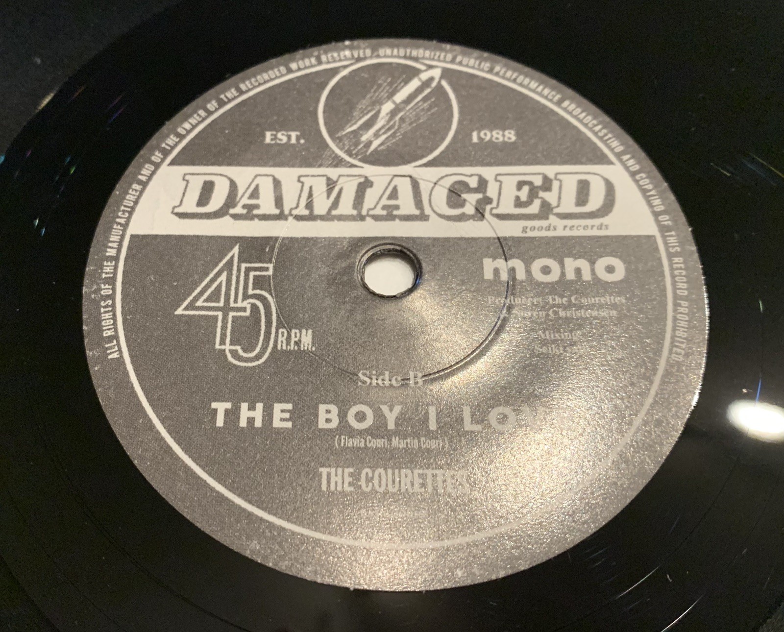 THE COURETTES R.I.N.G.O 7” Vinyl-Autoramas Schizophonics Kate Clover Jackets