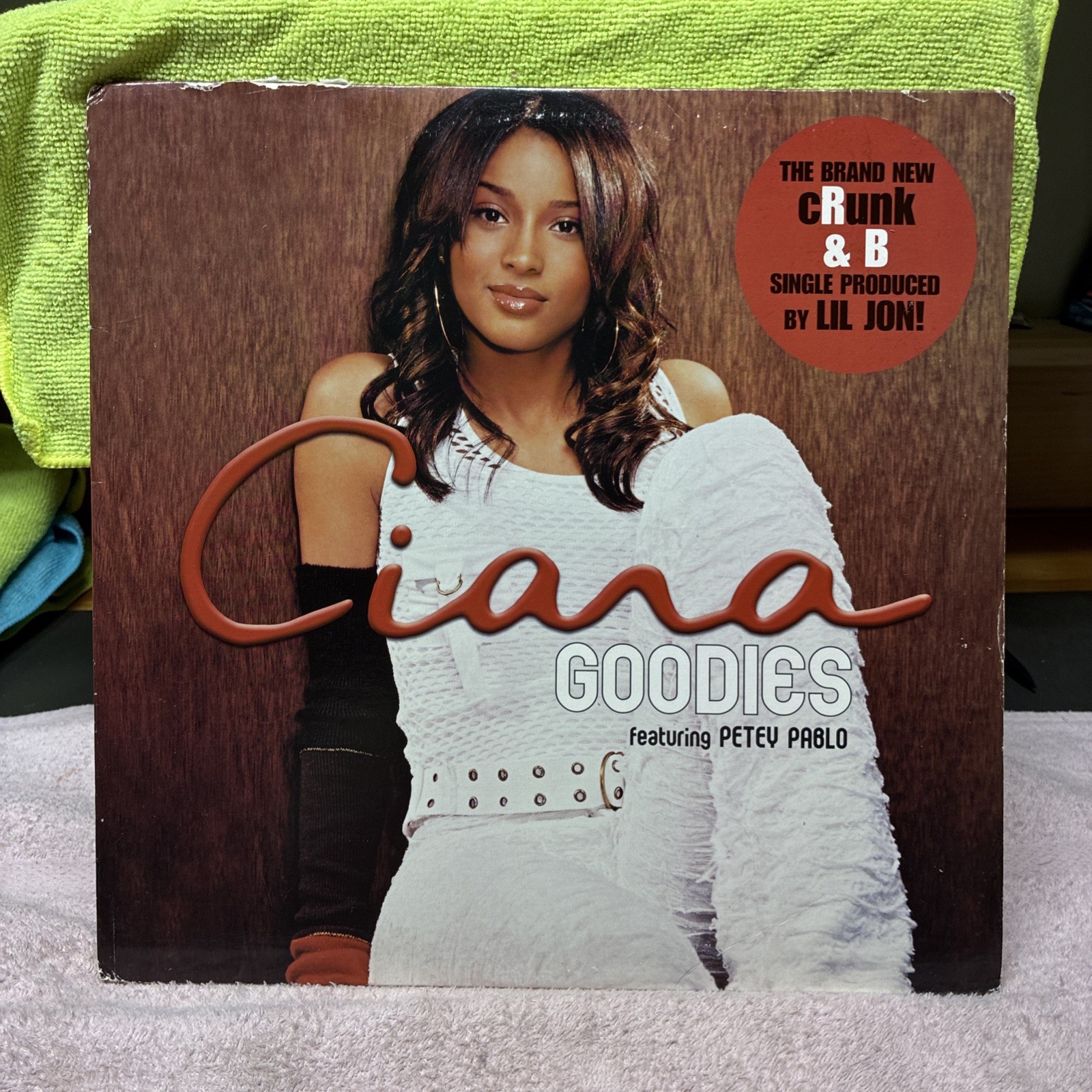 Ciara GOODIES featuring Petey Pablo 12″ Single Vinyl, La Face Records, 2004