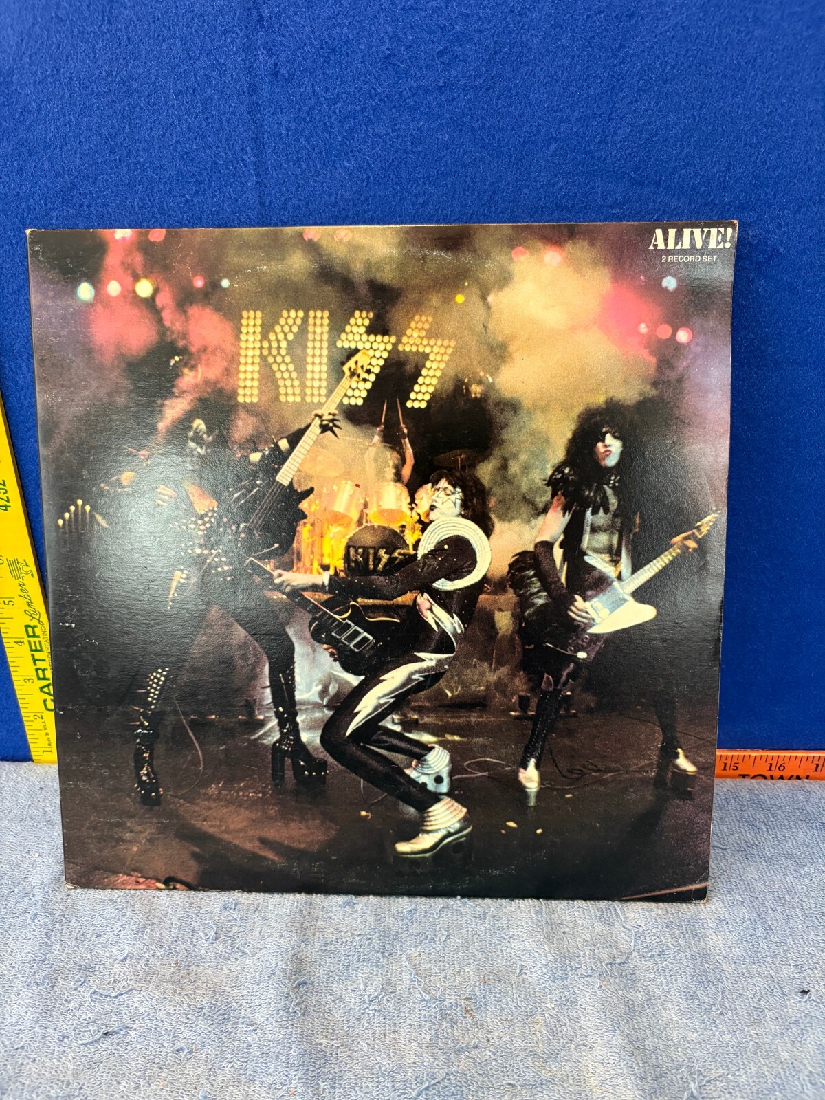 Kiss Alive Vintage Double Vinyl Records LP Casablanca RECORDS IN NICE SHAPE