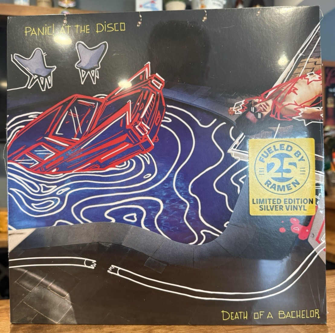 Panic! At The Disco Death Of A Bachelor Silver Vinyl LP Sealed Ltd France