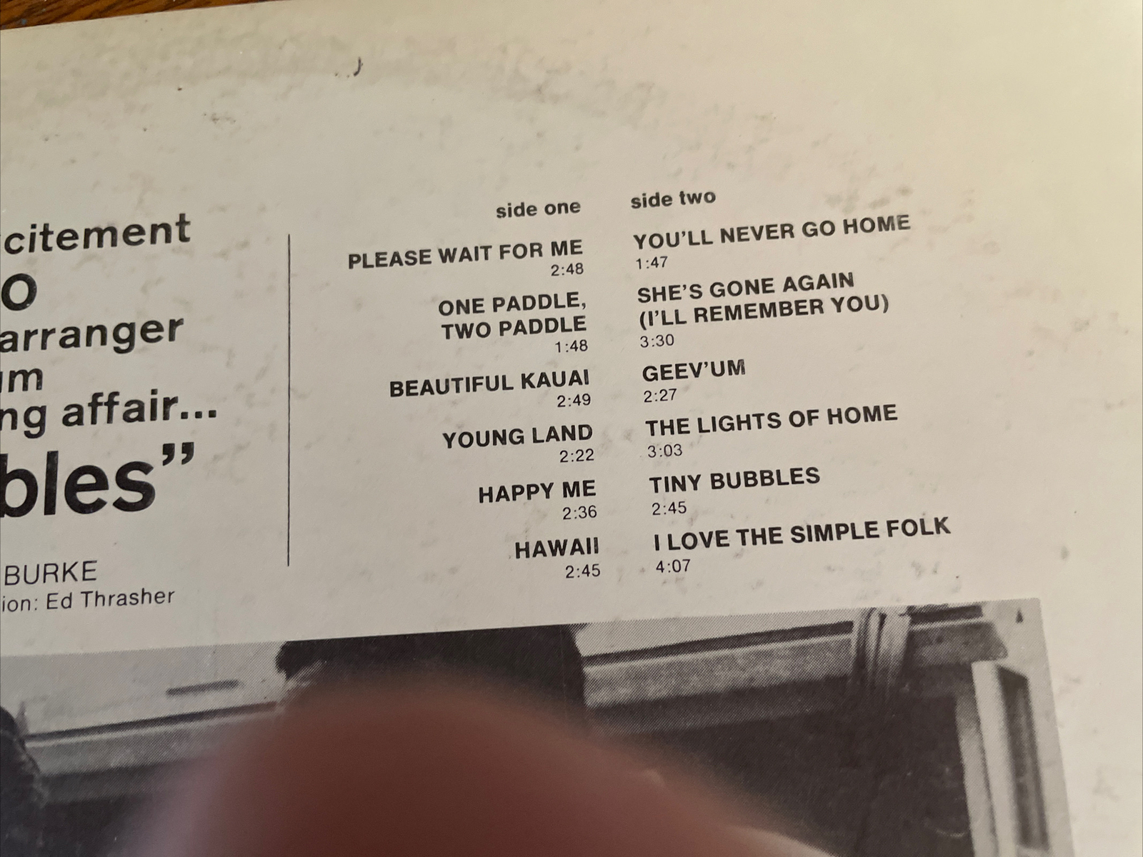2-Don Ho LP’s (1)AGAIN-Recorded Live In Hawaii 1968 RS-6189 VG/TINY BUBBLES LOOK