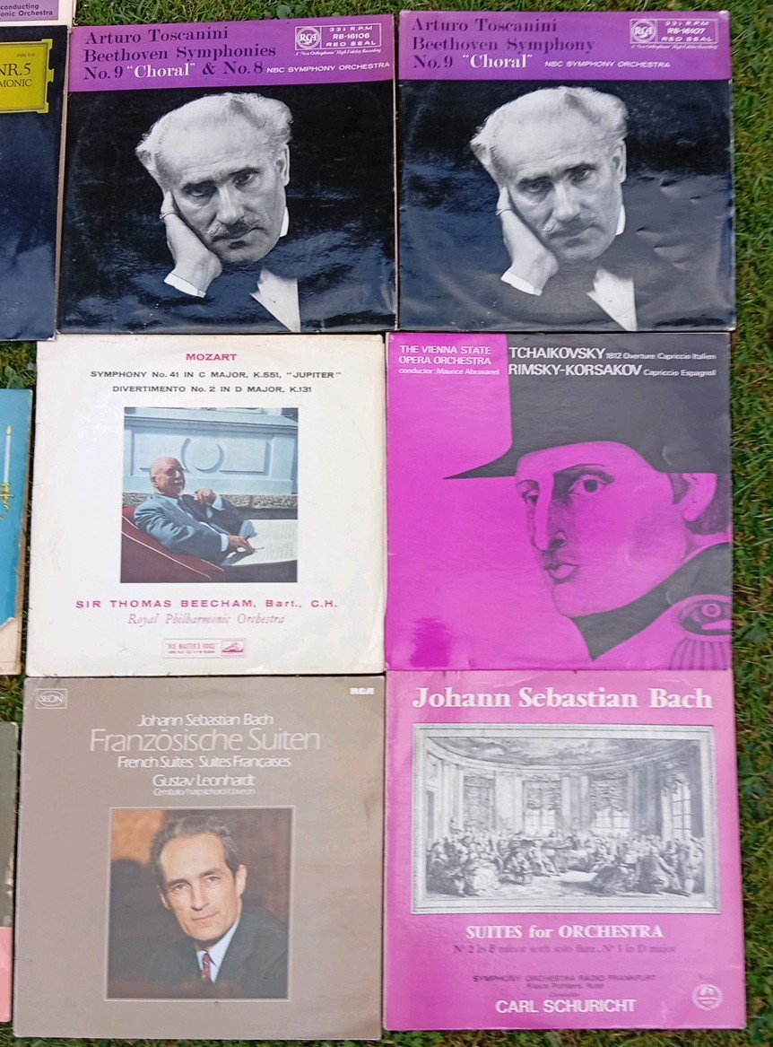 28 x Assorted Mixed Classical LPs Mozart, Beethoven, Schubert, Handel, Bach, Cho
