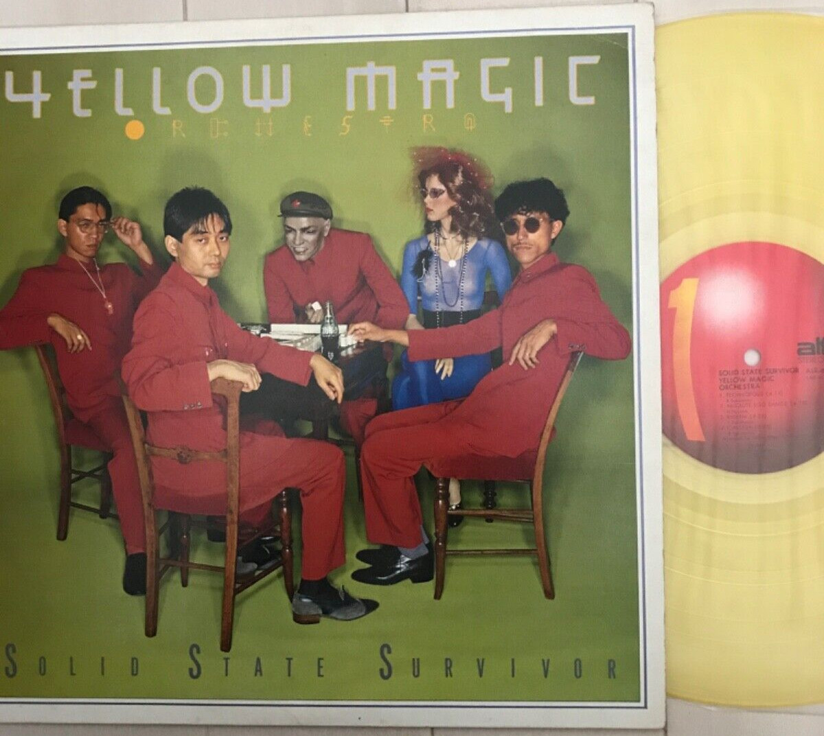 FIRST EDITION !! YMO Yellow Magic Orchestra Solid State Survivor Japan Vinyl LP