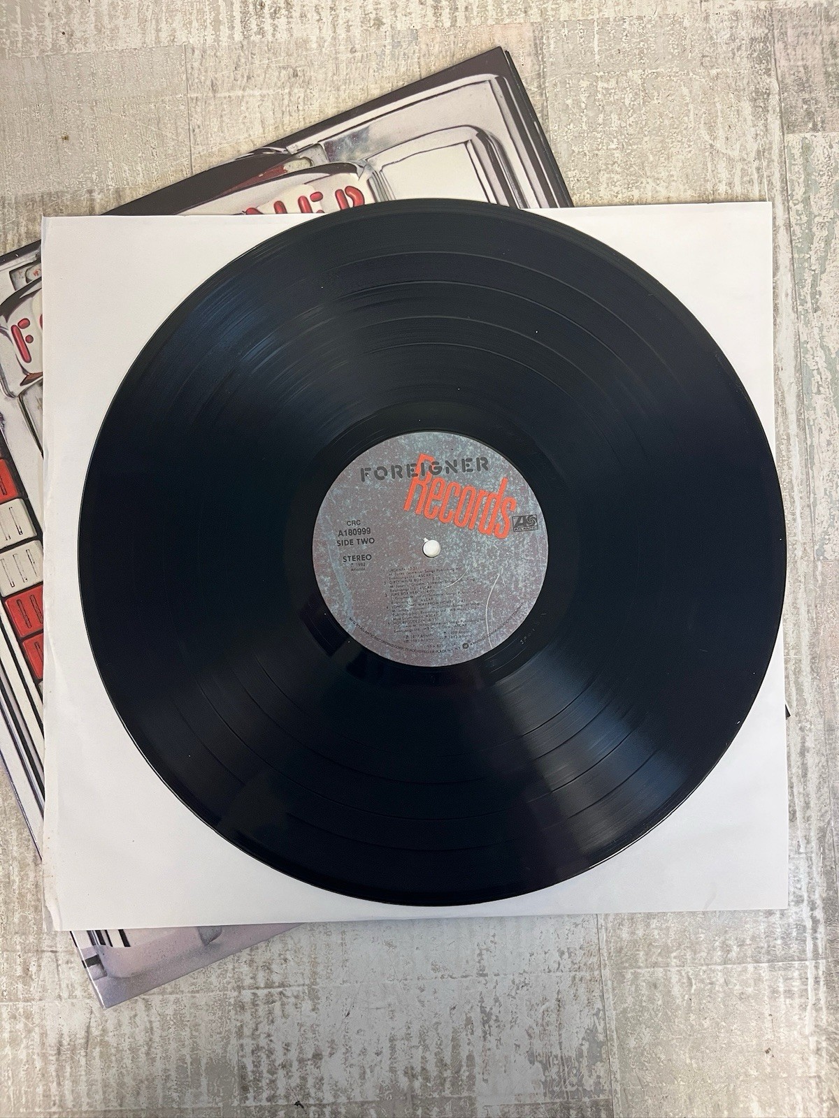 Foreigner records jukebox style LP cover Atlantic 80999-1 record vinyl album