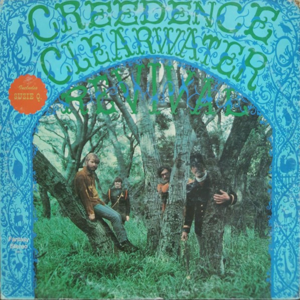 Creedence Clearwater Revival Self-Titled S/T 1968 Hollywood Press (VG) LP 8382