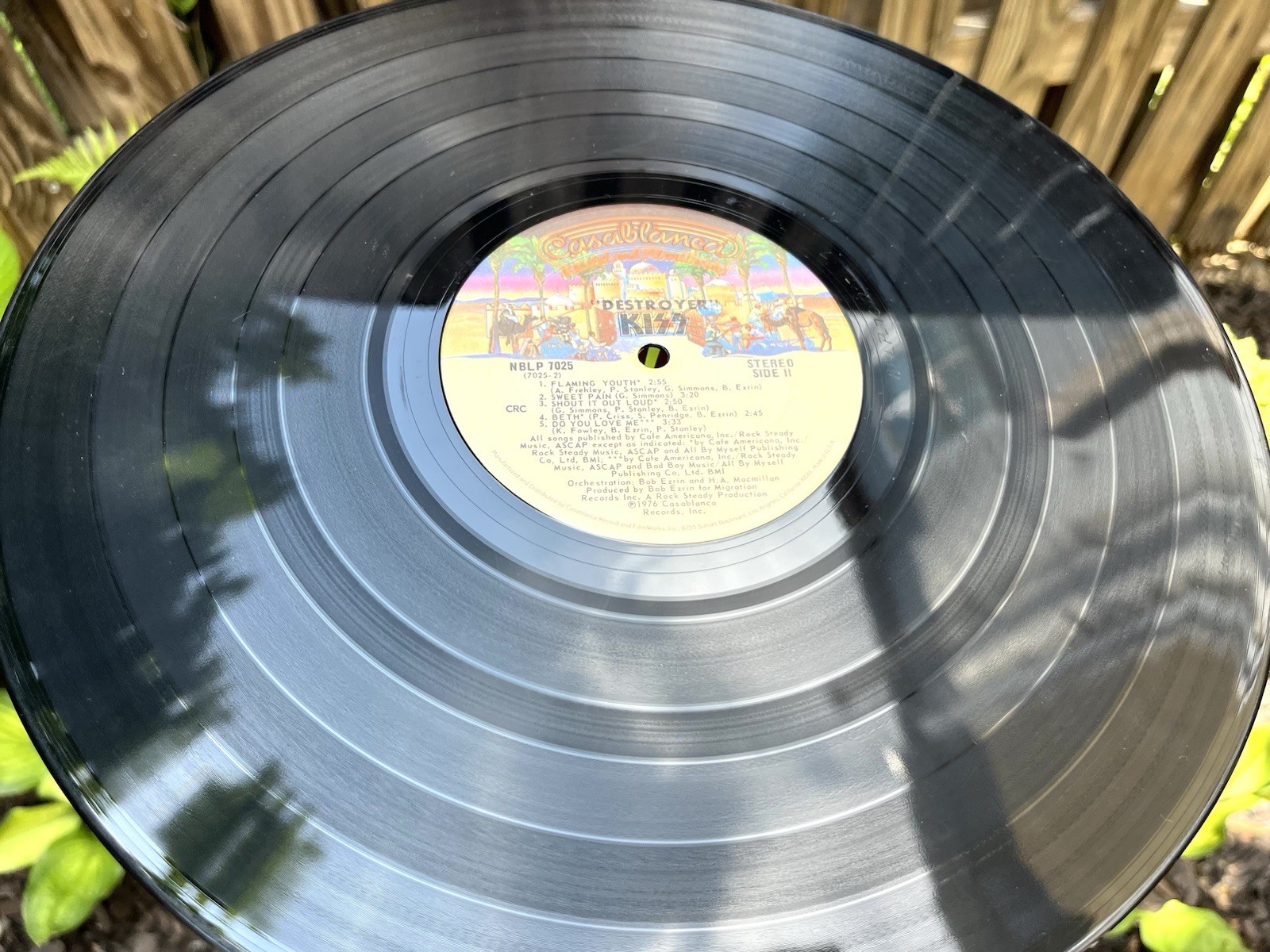 Kiss Destroyer Vinyl Record Album LP 1976 Repress EX NICE