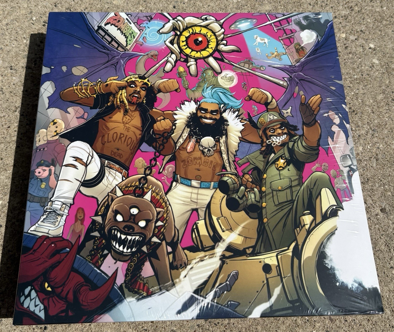 FLATBUSH ZOMBIES Pink Vinyl Record NEW SEALED RAP HIP HOP 3001 A Laced Odyssey