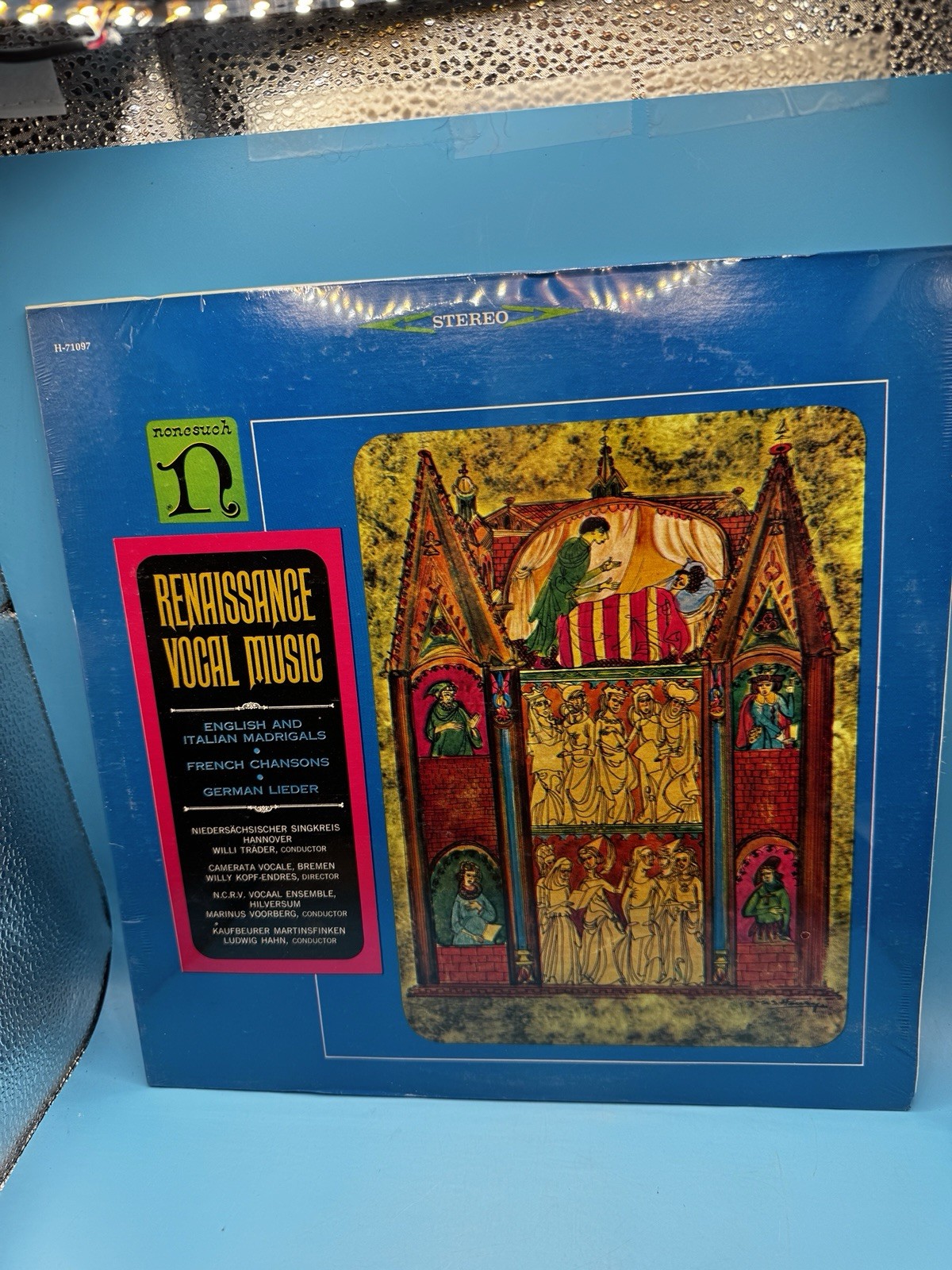 Nonesuch H71097 Renaissance Vocal Music Vinyl LP Record Stereo 12″