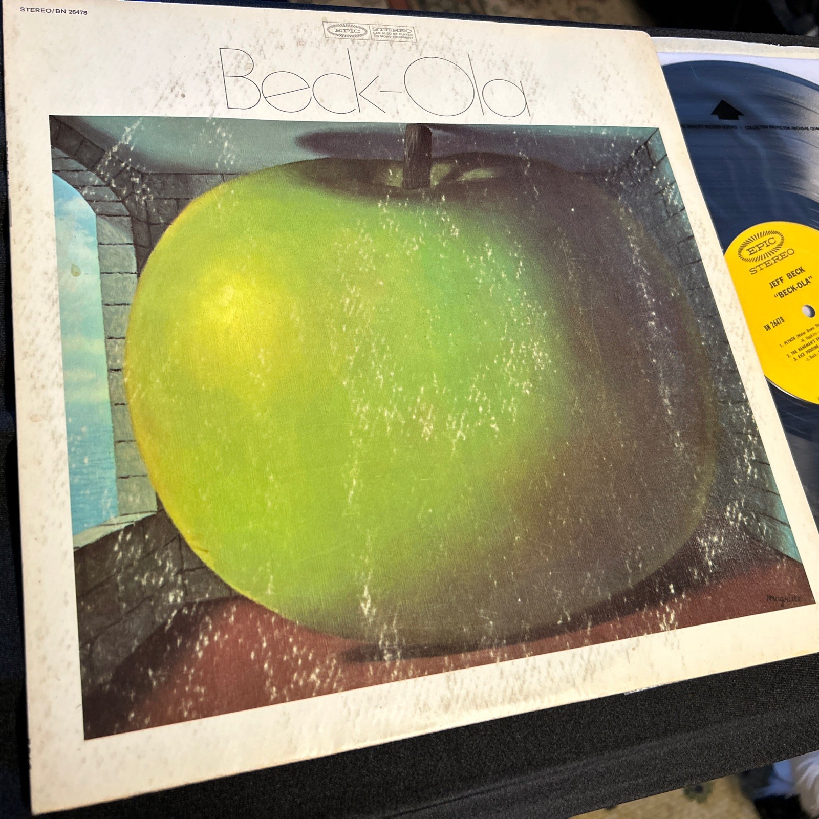 Beck-Ola JEFF BECK with ROD STEWART Original Vinyl 1969 Plays NM Sounds Amazing!