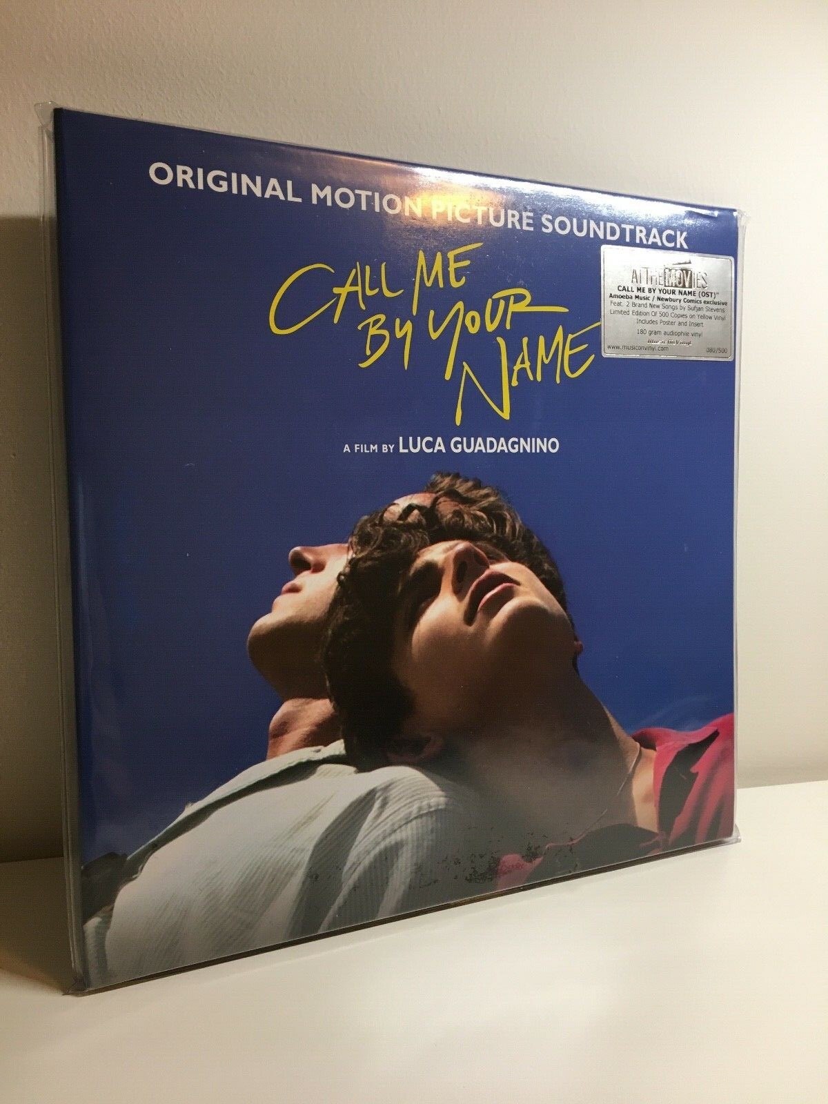 Call Me By Your Name Vinyl Record Yellow Limited Edition. Rare No. 080