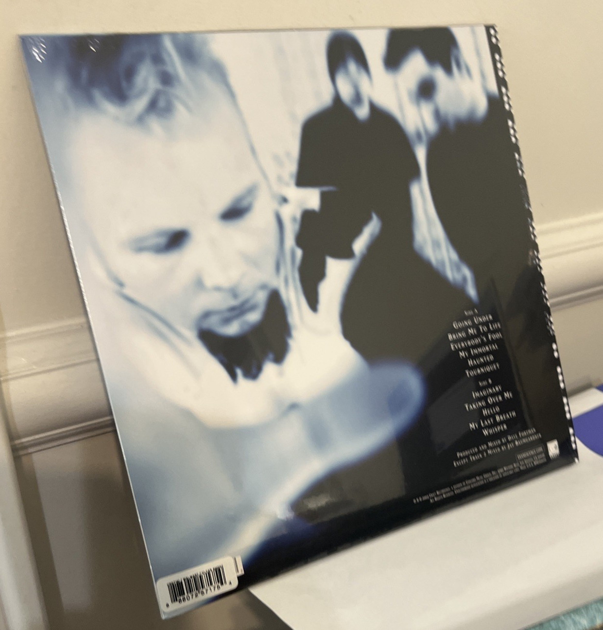 Evanescence Fallen Exclusive Clear Smoke Vinyl Record LP NEW Sealed