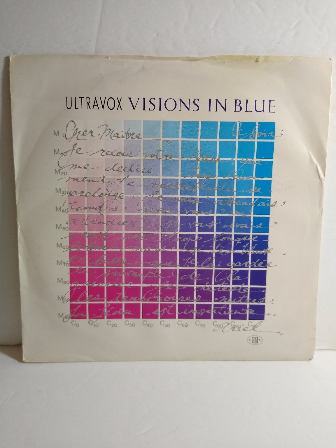 Ultravox – Visions In Blue 7″ Single 1983 Chrysalis Synthpop 45 RPM New Wave