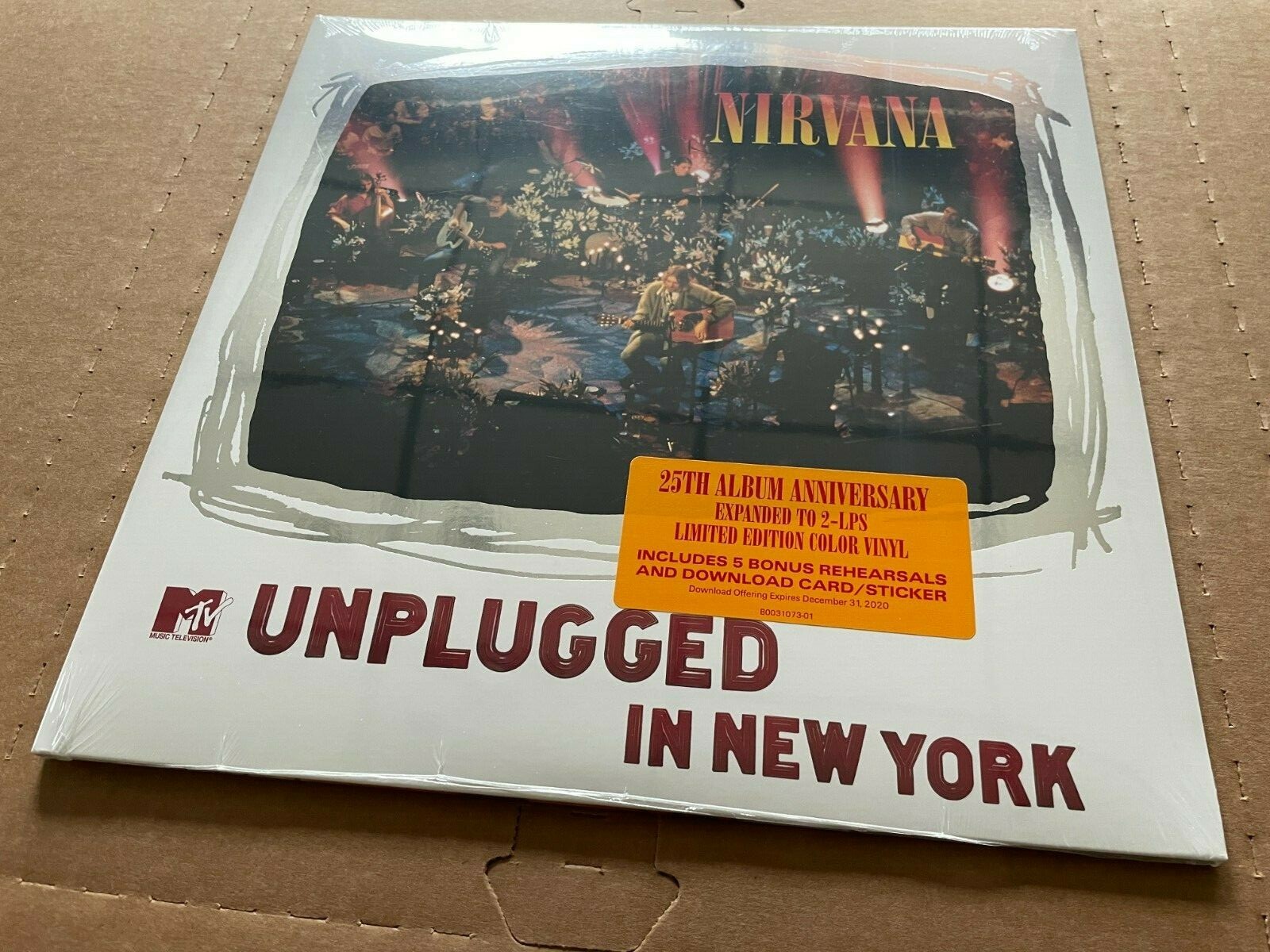 NEW SUPER RARE Nirvana – MTV Unplugged in New York PURPLE / ORANGE Vinyl 2xLP