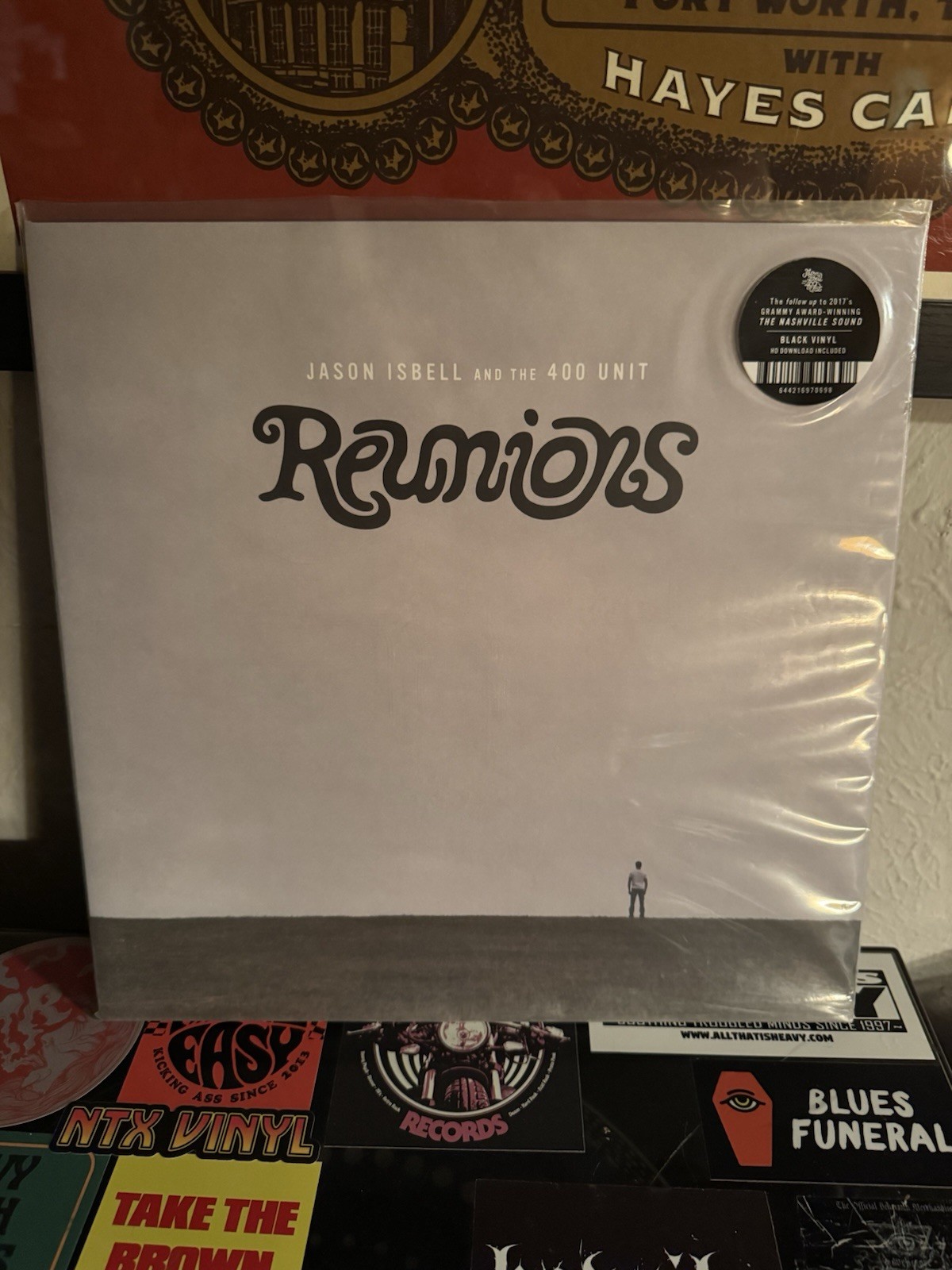 Jason Isbell and the 400 Unit Reunions Black Vinyl LP Album