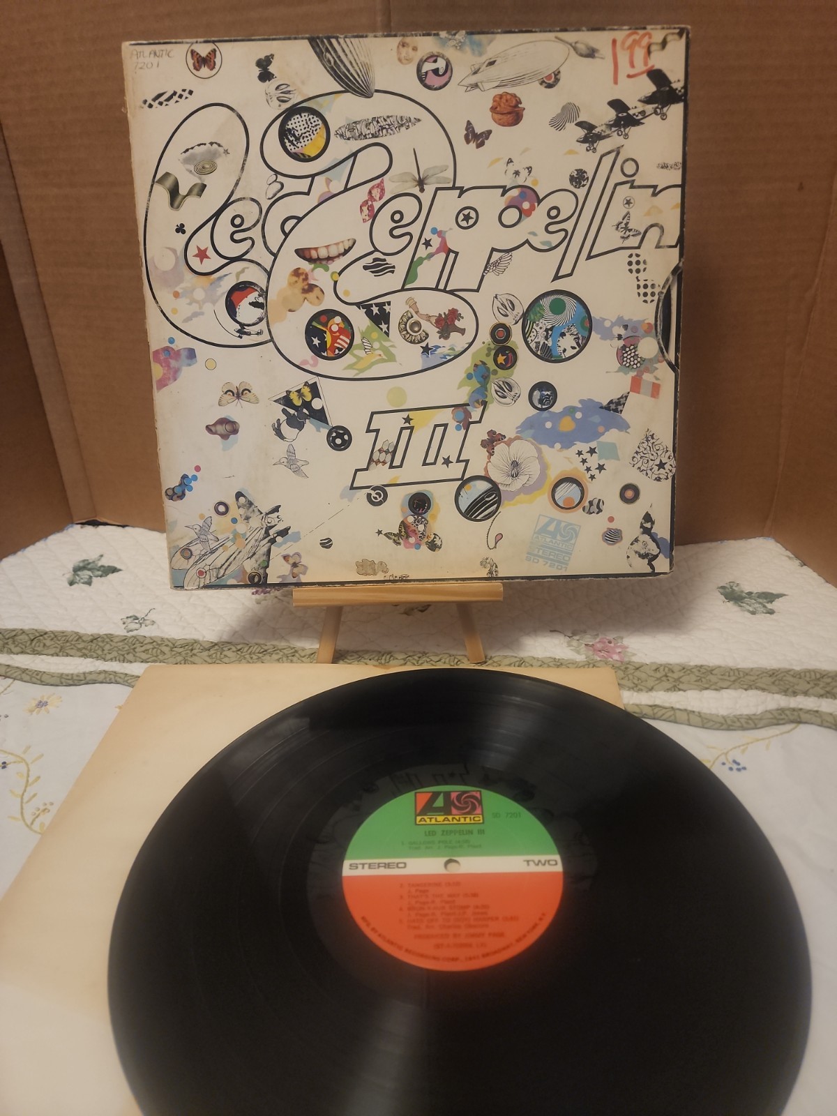 Led Zeppelin – Led Zeppelin III ‎LP OG 1970 Atlantic SD 7201